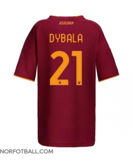 Billige Fotballdrakt AS Roma Paulo Dybala #21 Replika Hjemmedrakt Dame 2025-26 Kortermet